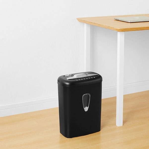 8-Sheet Cross-Cut Paper and Credit Card Home Office Shredder - Image 6