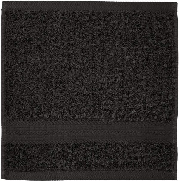 Amazon Basics Fade-Resistant Cotton Washcloth - 12-Pack, Black - Image 2