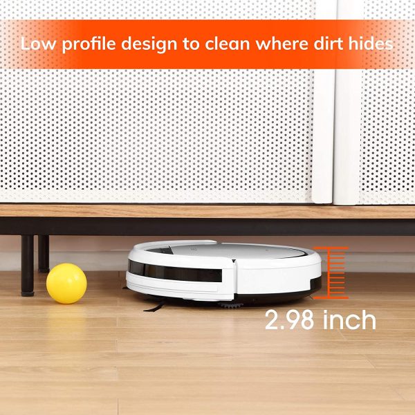 V3s Pro Robot Vacuum Cleaner, Tangle-Free Suction , Slim, Automatic Self-Charging Robotic Vacuum Cleaner, Daily Schedule Cleaning, Ideal for Pet Hair??yard Floor and Low Pile Carpet - Image 4