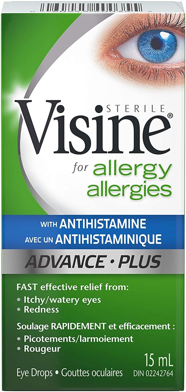 Visine Antihistamine Advance Allergy Eye Drops, 15 ml - Image 6