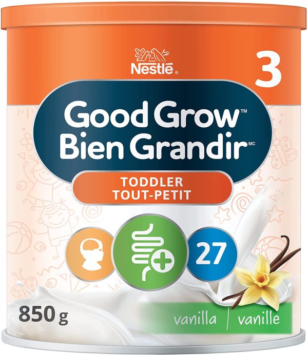 NESTL??GOOD GROW Stage 3 Nutritional Toddler Drink, 12+ months, Vanilla Flavour, 850 g