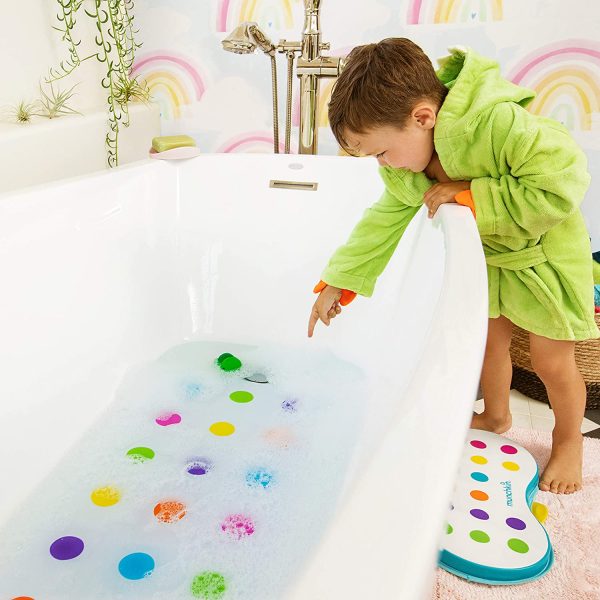 Munchkin Dandy Dots Bath Mat Multi 30.5x14.25 Inch (Pack of 1) - Image 6