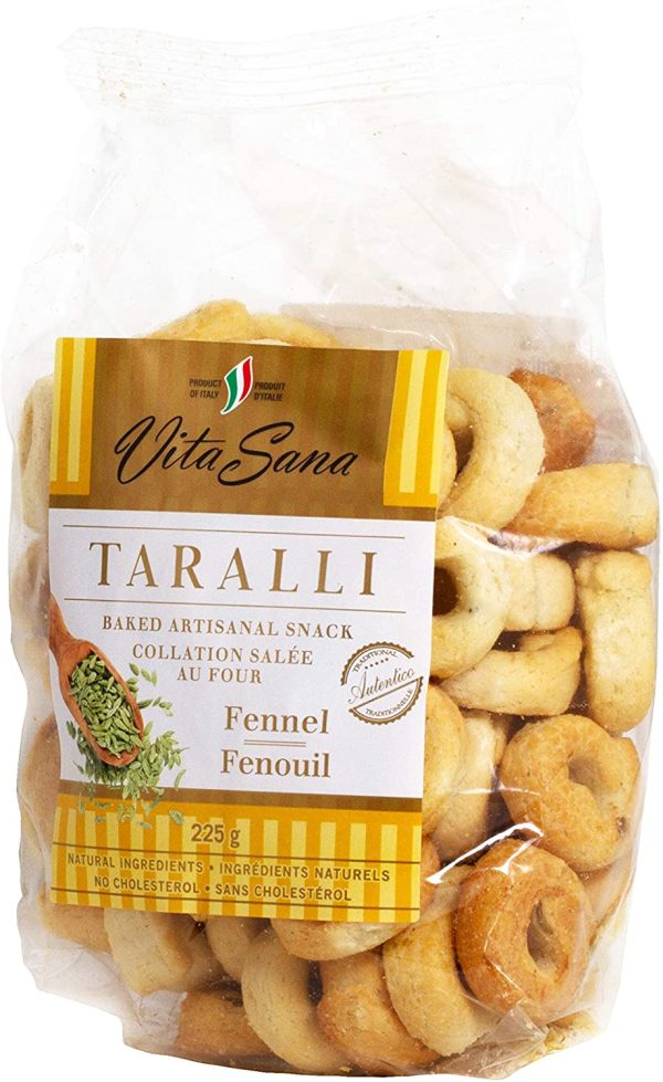 Vita Sana Taralli Fennel, 225 Grams