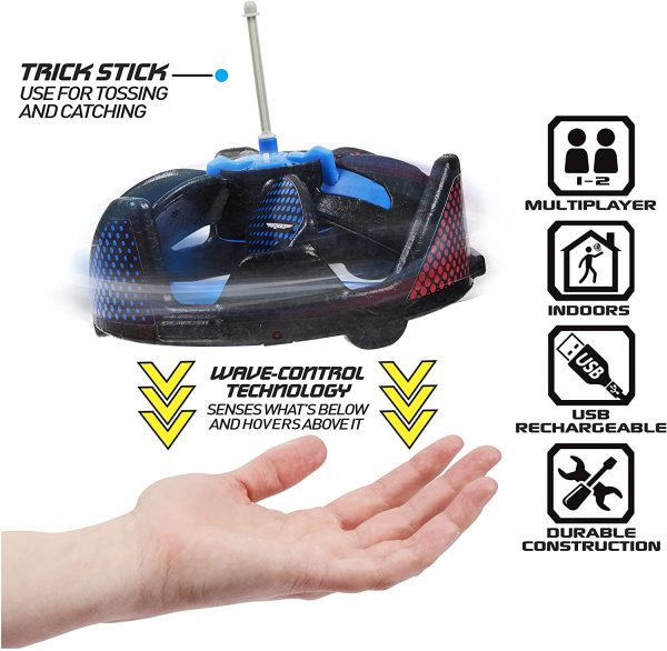 Air Hogs Gravitor with Trick Stick, USB Rechargeable Flying Toys, Drones for Kids 4 and up - Image 5