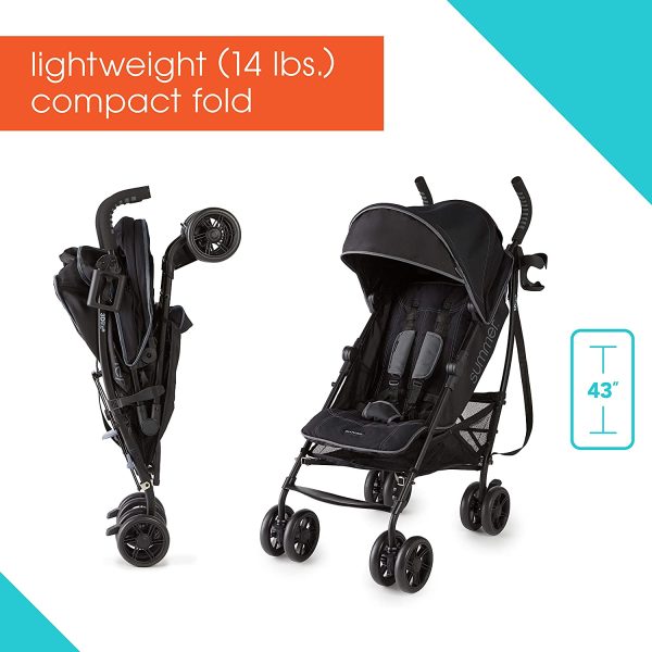 Summer 3Dlite+ Convenience Stroller, Matte Black ??Lightweight - Image 6