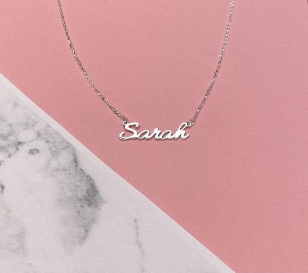 Personalized Name Necklace - Silver Name Necklace - Gold Mama Necklace - Custom Name Necklace - Gift for Her - Christmas Gift - Image 3