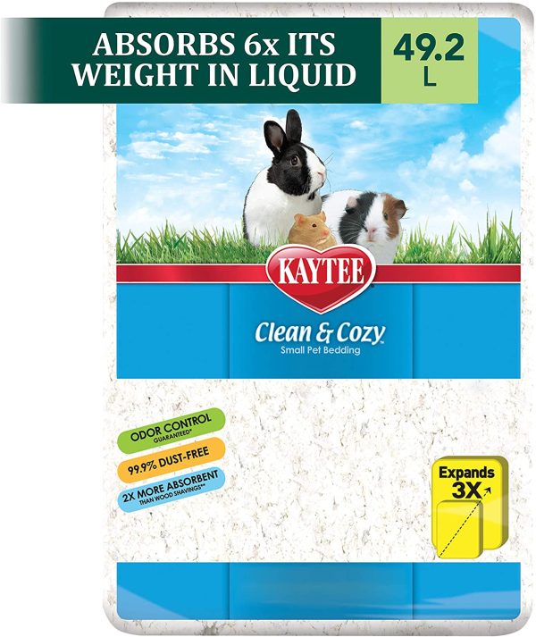 Kaytee Clean & Cozy White Small Animal Bedding, 49.2 L - Image 3