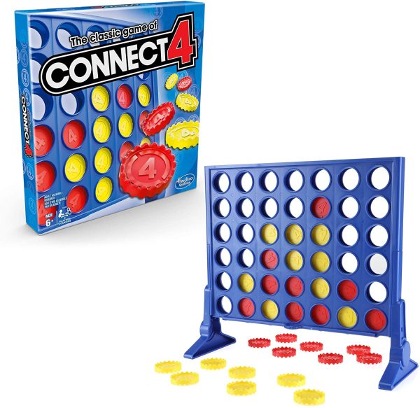 The Classic Game of Connect 4; Strategy Game for 2 Players; Connect 4 Grid; Get 4 in a Row; Game for Kids Ages 6 and Up - Image 4