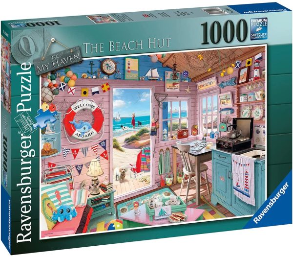 Ravensburger My Beach Hut, My Haven 1000 Piece Jigsaw Puzzle for Adults - Every Piece is Unique, Softclick Technology Means Pieces Fit Together Perfectly, Oil Pastel - Image 5