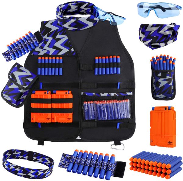 Kids Tactical Vest Kit for Nerf Guns N-Strike Elite Series for Boys Girls - Image 7