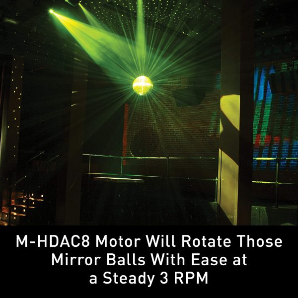 American DJ M-Hdac8 3 Rpm Mirror Ball Motor - Image 5