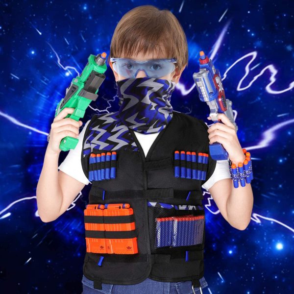 Kids Tactical Vest Kit for Nerf Guns N-Strike Elite Series for Boys Girls - Image 5