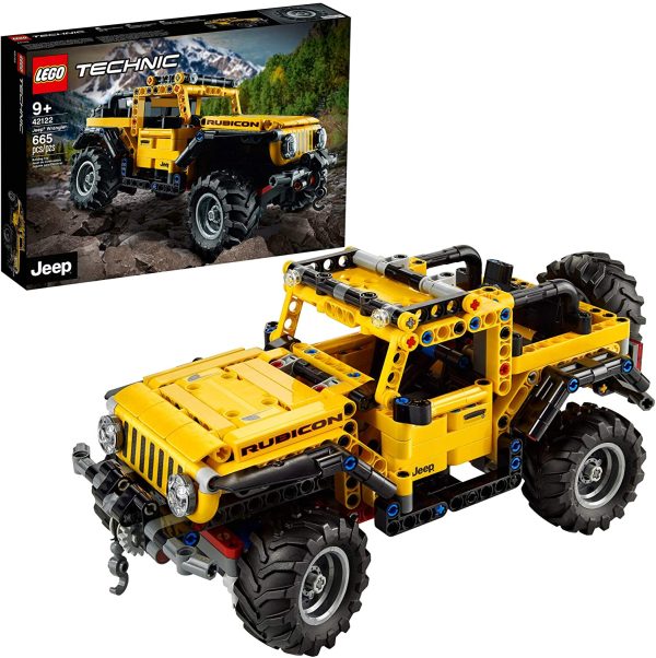 LEGO Technic Jeep Wrangler 42122; an Engaging Model Building Kit for Kids Who Love High-Performance Toy Vehicles, New 2021 (665 Pieces) - Image 3