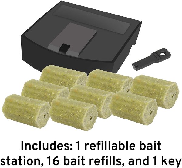 Victor M923CAN Fast-Kill Brand Refillable Mouse Bait Station - 16 Baits - Image 7