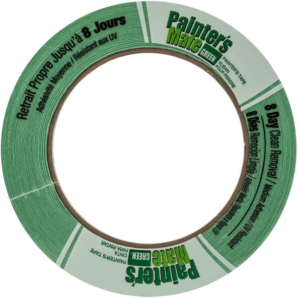 Painter's Mate 671372 8-Day Painting Tape, Green (Single Roll), 0.94"x 60 yd - Image 4