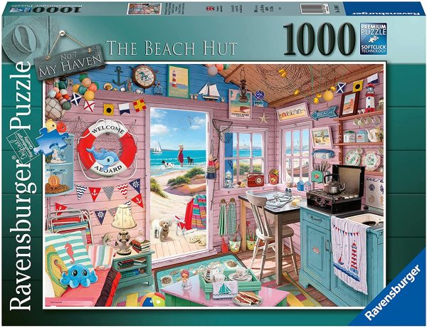 Ravensburger My Beach Hut, My Haven 1000 Piece Jigsaw Puzzle for Adults - Every Piece is Unique, Softclick Technology Means Pieces Fit Together Perfectly, Oil Pastel - Image 8