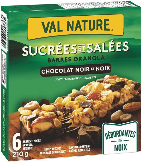 NATURE VALLEY Sweet & Salty Dark Chocolate Nut Granola Bars, 6 Count - Image 4