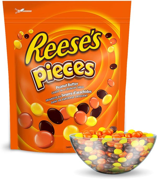 REESE'S Pieces Peanut Butter Bulk Candy, Bulk Candy to Share, Reese's Candy, Bulk Bag, 1.36kg Snack Sized Assorted Candy - Online Exclusive - Image 3