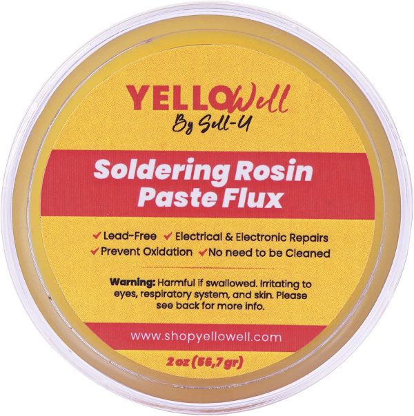 Soldering Products Rosin Paste Flux - Electrical & Electronic Repairs - (2 oz) (1) - Image 5