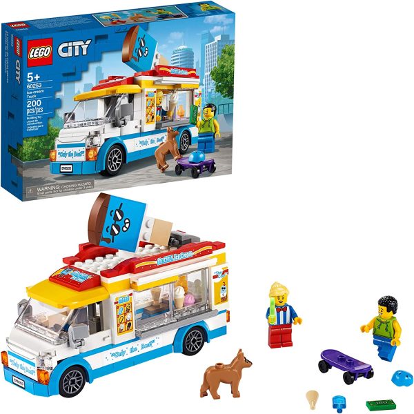 LEGO City Ice-Cream Truck 60253, Cool Building Set for Kids (200 Pieces) - Image 6