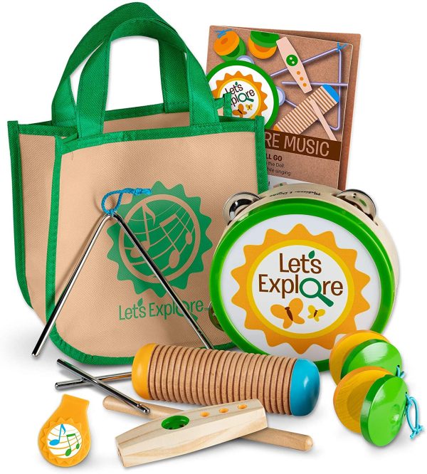 Melissa & Doug Let's Explore Camp Music Play Set - Image 3