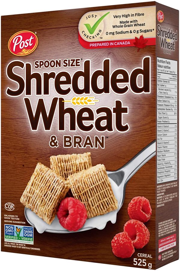 Post Spoon Size Shredded Wheat & Bran Cereal, 525g - Image 3