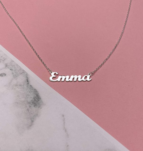 Personalized Name Necklace - Silver Name Necklace - Gold Mama Necklace - Custom Name Necklace - Gift for Her - Christmas Gift - Image 4