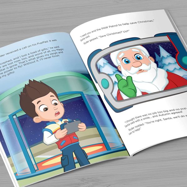 Personalized PAW Patrol Book: My Christmas Adventure with the Pups (Large Hardback) - Image 3