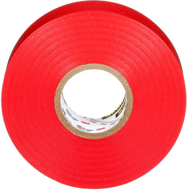 Scotch #35 Red Vinyl Electrical Tape, 0.75 in x 66 ft (10810) - Image 5