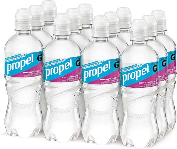 Propel Berry enhanced water with Gatorade electrolytes, 591 mL bottles, 12 pack - Image 5