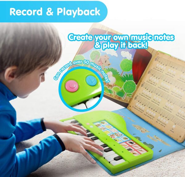 BEST LEARNING My First Piano Book - Educational Musical Toy for Toddlers Kids Ages 3 Years and up - Ideal Gift for Boys and Girls