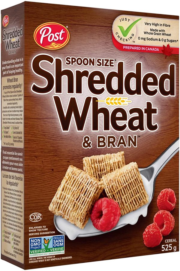 Post Spoon Size Shredded Wheat & Bran Cereal, 525g - Image 4