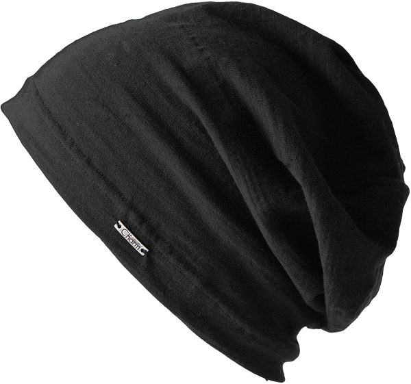 CHARM Summer Beanie for Men and Women - Slouchy Lightweight Chemo Cotton Hat - Image 2