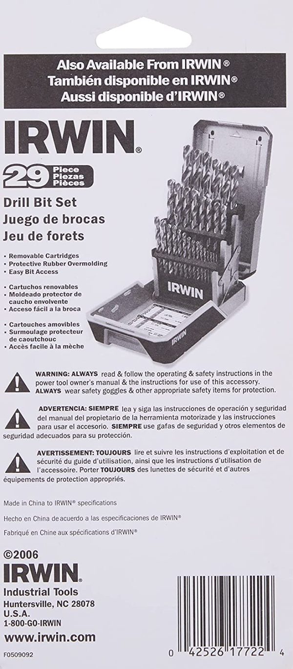 12092 1/16-to-1/2-Inch 29-Hole Steel Drill Bit Gauge - Image 3