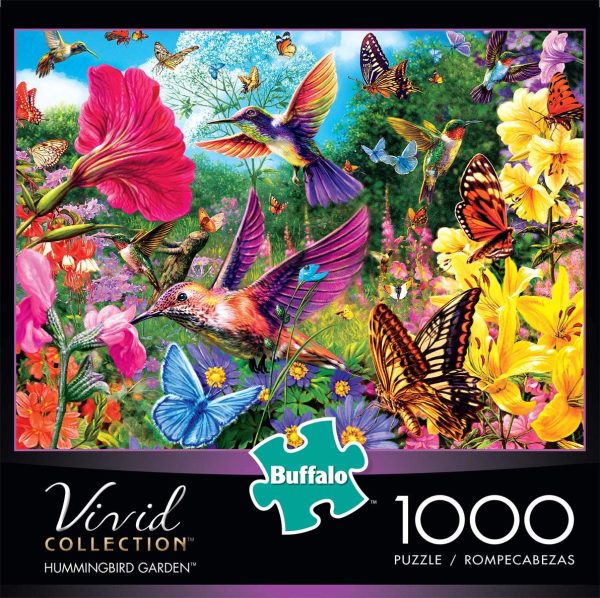 Buffalo Games Hummingbird Garden Jigsaw Puzzle from The Vivid Collection, 1000 Piece - Image 5