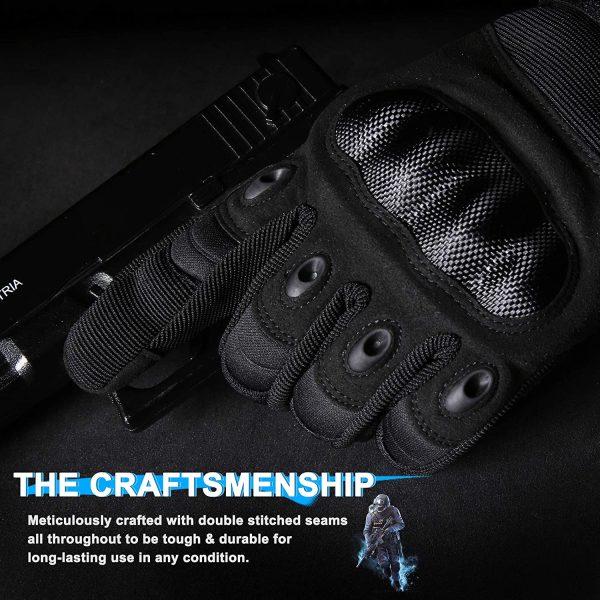 WTACTFUL Tactical Gloves for Men Touchscreen Military Gear Combat Shooting Motorcycle Gloves - Image 6