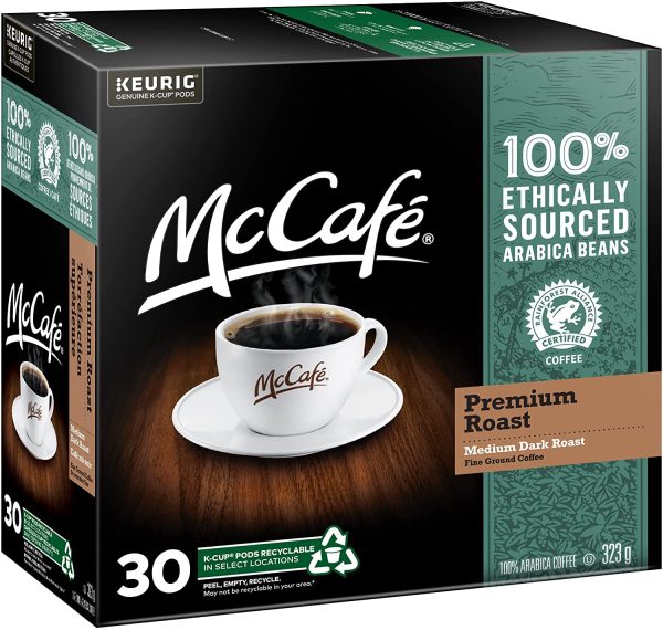 Premium Medium Dark Roast K-Cup Coffee Pods, 30 Count For Keurig Coffee Makers & Premium Medium Dark Roast Ground Coffee, 950g, Ethically Sourced - Image 7