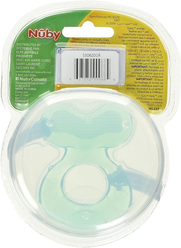 Nuby Soft Silicone Fish Teether Green