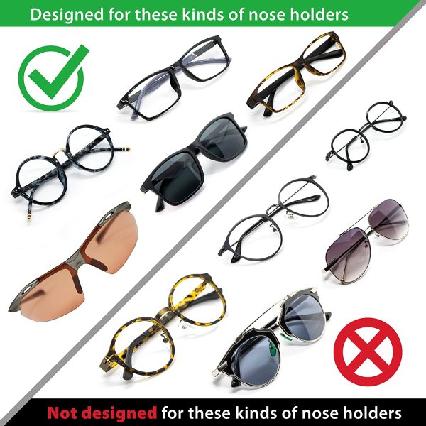 Setex Gecko Grip Ultra-Thin 0.6mm Anti-Slip Nose Pads for Eyeglasses (5 Clear Pair), USA Made, Micro-Structured Fibers, 0.6mm x 7mm x 16mm - Image 4