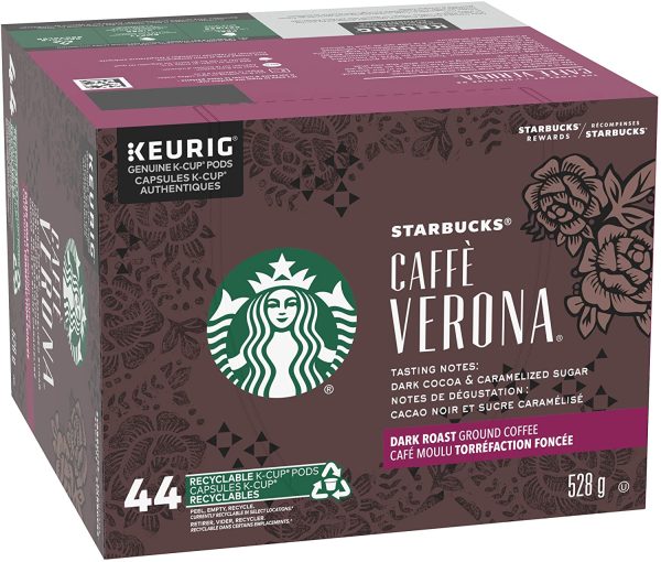 Verona, Dark Roast Coffee, Single Serve Keurig K-Cup Pods, 44 Capsules - Image 4