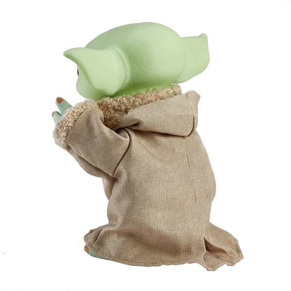 Star Wars The Child Plush Toy, 11-in Yoda Baby Figure from The Mandalorian, Collectible Stuffed Character with Carrying Satchel for Movie Fans Ages 3 and Older - Image 5