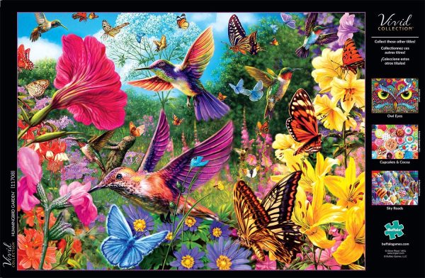 Buffalo Games Hummingbird Garden Jigsaw Puzzle from The Vivid Collection, 1000 Piece - Image 6