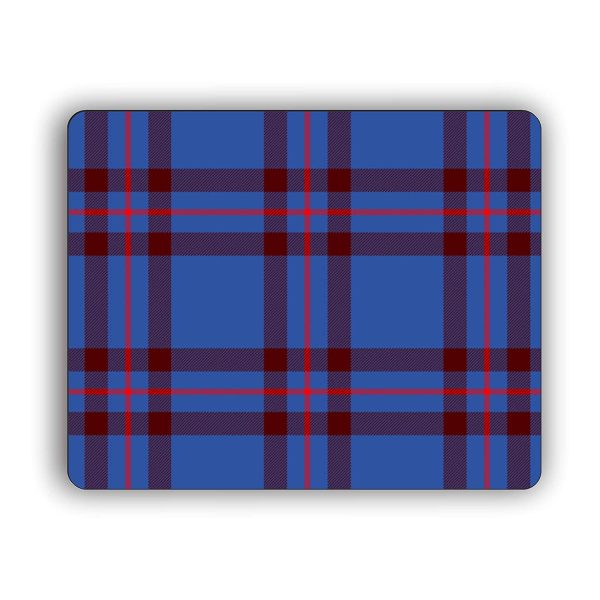 Elliot Scottish Clan Tartan Crest Computer Mouse Pad