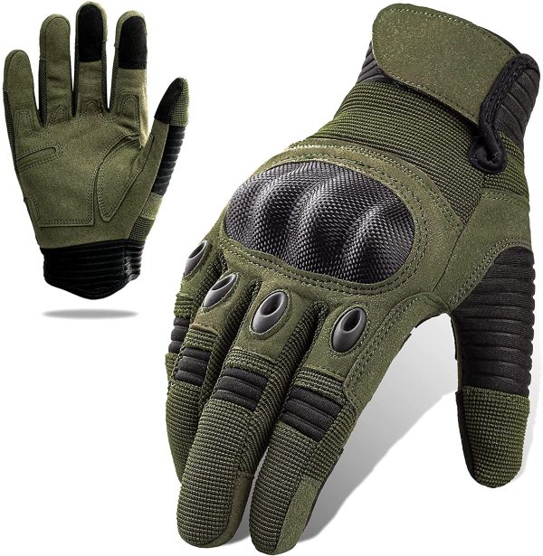 Tactical Gloves, Full Finger Touchscreen Gloves, Motorcycle Military Training Army Shooting Outdoor Gloves - Image 5