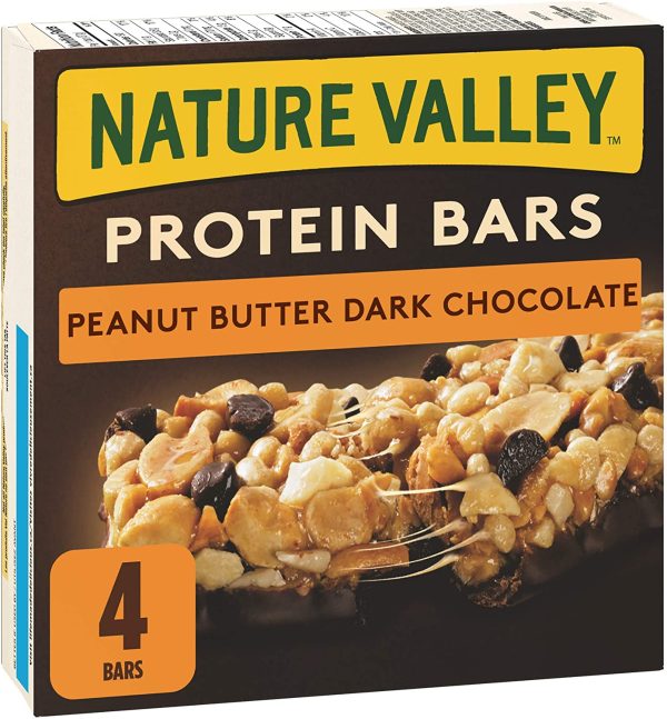 NATURE VALLEY Protein Bars Peanut Butter Dark Chocolate, 4-Count, 148 Gram - Image 7