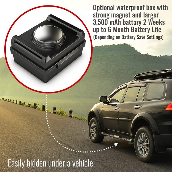 Waterproof Magnetic Box for GPS Tracker + 3500mAh Battery Extender. Very Strong Magnet Will Stick Your  GPS Tracker to Iron or Steel. GPS Tracker not Included - Image 8