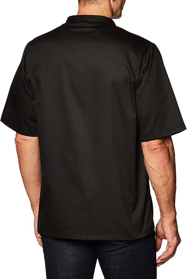 Chef Code Mens Short Sleeve Unisex Classic Chef Coat - Image 4