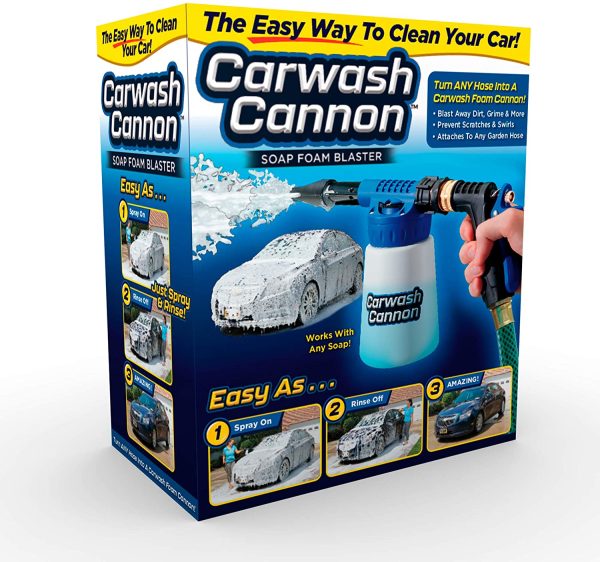 Ontel Car Wash Cannon Foam Blaster Hose Nozzle Spray Gun - Image 2