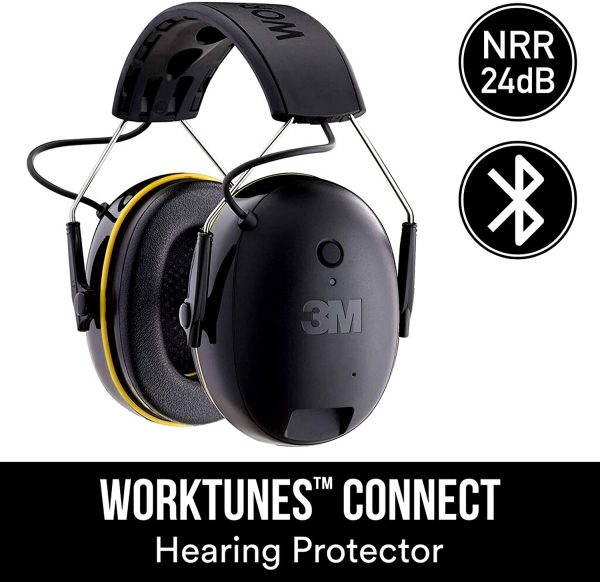 3M Worktunes Connect Bluetooth Hearing Protection with Call Integration, Noise Cancelling, NRR 29 dB (90543) - Image 2