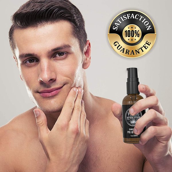 Pre Shave Oil for Men - Best Shaving Oil with Sandalwood for Safety Razor, Straight Razor - For the Smoothest, Irritation Free Shave - Image 7